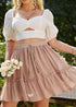 Falda bohemia de talla grande Erica